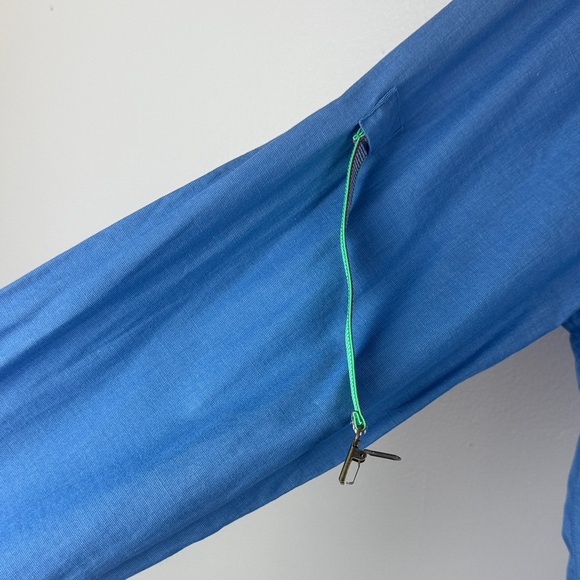 Scotch & Soda 100% Cotton Men's Blue Casual Button-Down Shirt Size XL - Picture 6 of 14